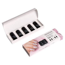 Sada Must Have TOP Set: 5 UV gel laky topů x 3ml