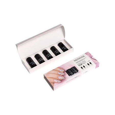 Sada Must Have TOP Set: 5 UV gel laky topů x 3ml